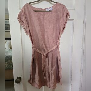 Pink LINEN Dress